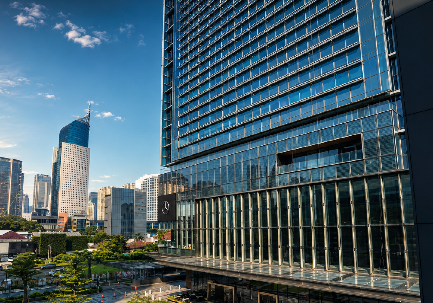 Thamrin Nine building facade