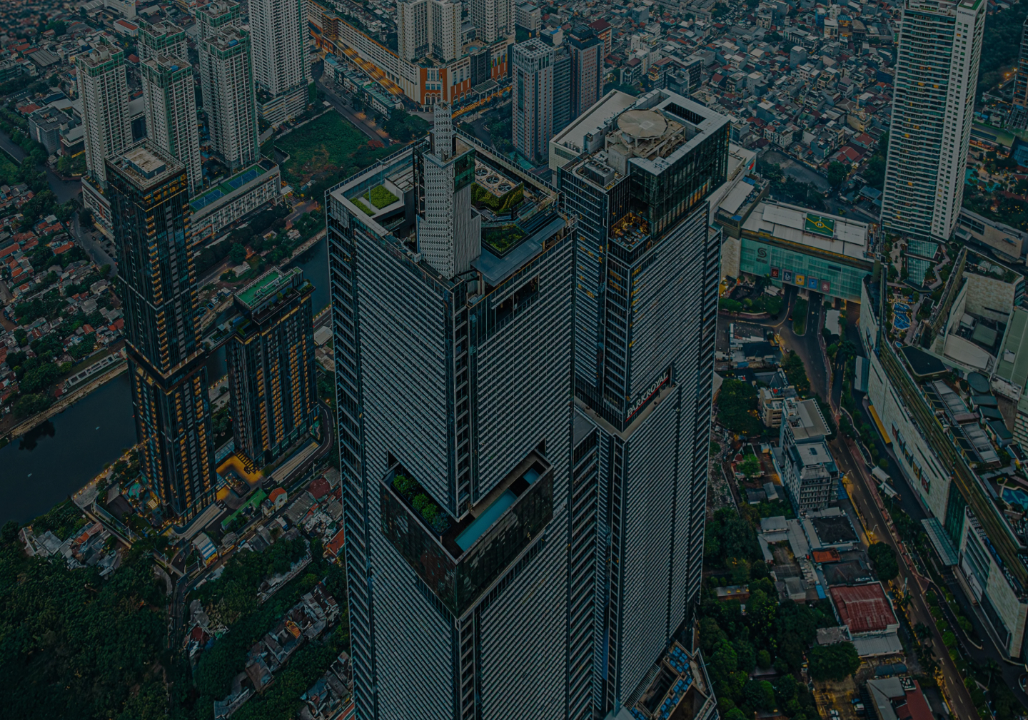 Thamrin Nine aerial view