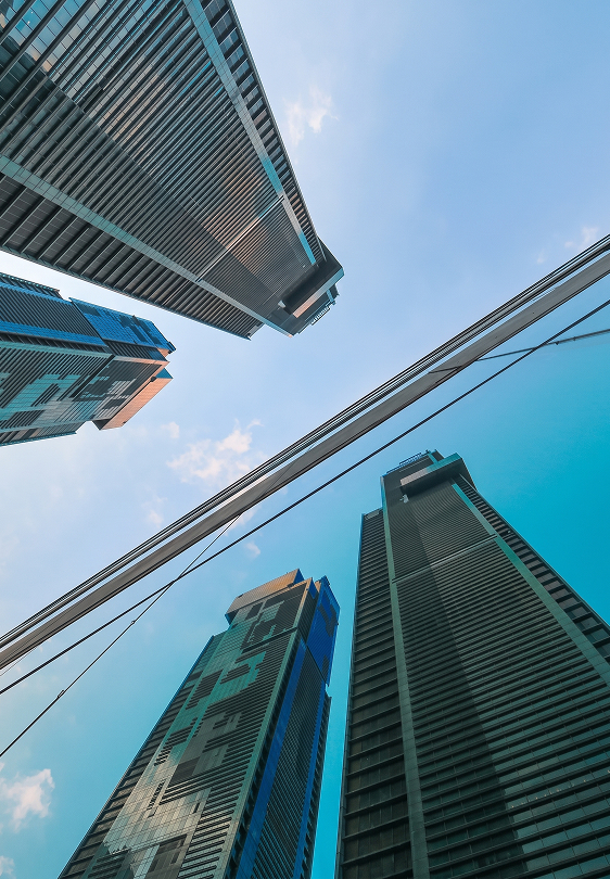 Jakarta skyscrapers view